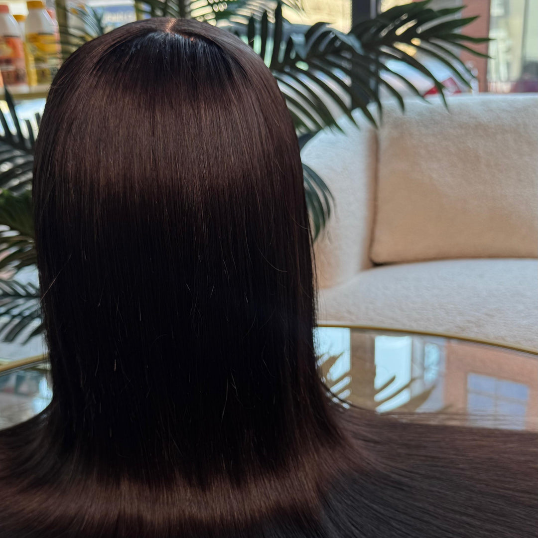 Straight Virgin Wig - Image 6