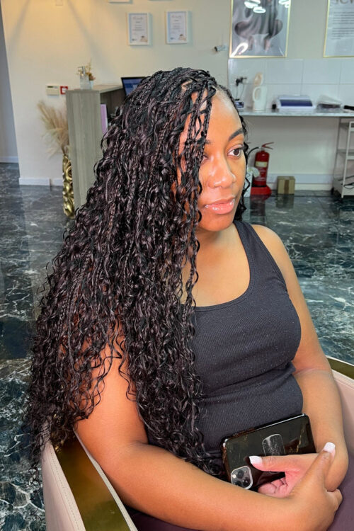 Virgin boho hair- deep curly 18″