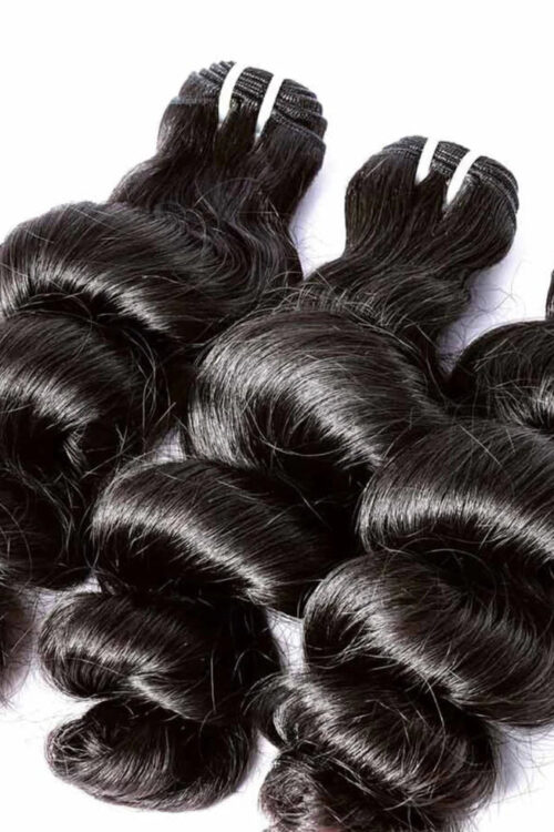 Raw loose wave bundles